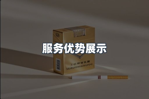 服务优势展示